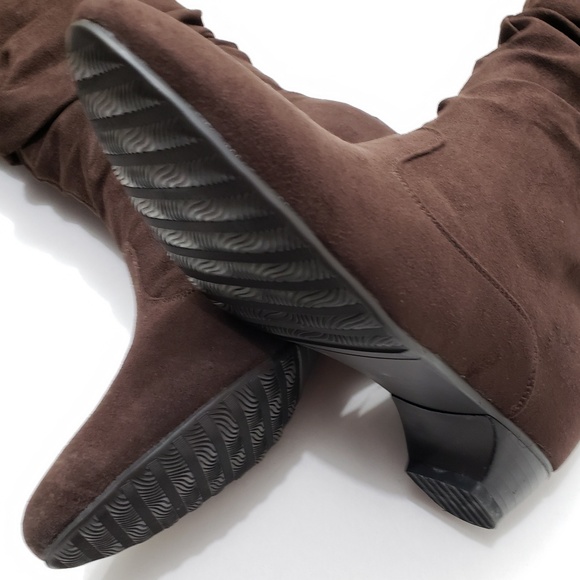 ⤵️⤵️New Moka Suede Furry Lining Winter Ankle Boots - Picture 2 of 4